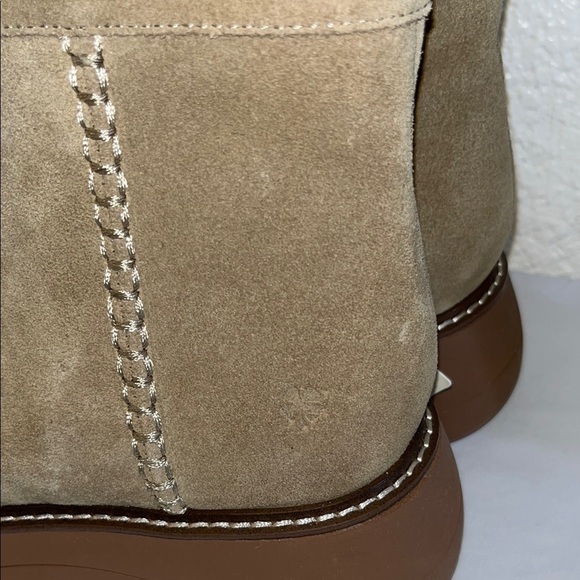 Lucky Brand Tan Ankle Booties with Side Zipper - Picture 11 of 12